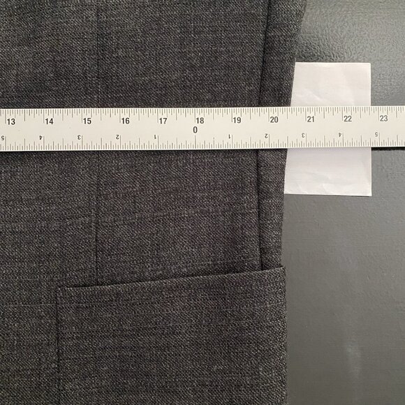 H&M x Freely Lanificio Comero Unstructured Sport Coat 41R Charcoal Patch Pocket - Picture 13 of 16
